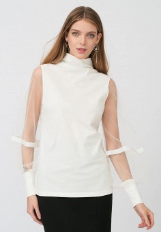 Блуза, Lussotico, цвет: белый. Артикул: MP002XW06IN7. Одежда / Блузы и рубашки / Блузы / Lussotico