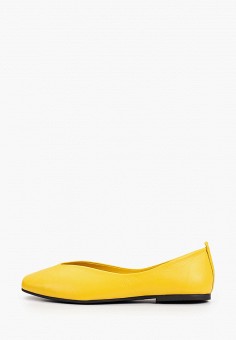 Балетки, Tervolina, цвет: желтый. Артикул: MP002XW06JAH. Обувь / Балетки