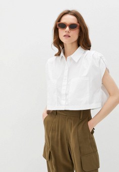 Блуза, DeFacto, цвет: белый. Артикул: MP002XW06NXE. Одежда / Блузы и рубашки / Блузы / DeFacto