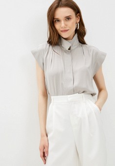 Блуза, Concept Club, цвет: серый. Артикул: MP002XW06TRX. Одежда / Блузы и рубашки / Блузы / Concept Club