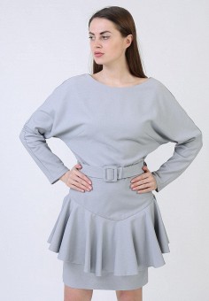 Платье, Кристина Мамедова, цвет: серый. Артикул: MP002XW0783I. Кристина Мамедова