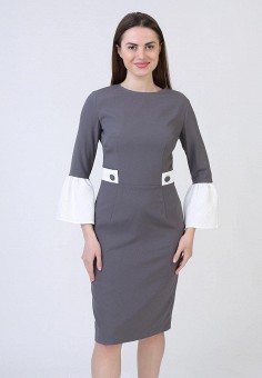 Платье, Кристина Мамедова, цвет: серый. Артикул: MP002XW0783J. Кристина Мамедова