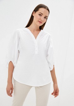 Блуза, Summum, цвет: белый. Артикул: MP002XW07L5J. Одежда / Блузы и рубашки / Блузы / Summum