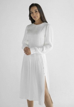 Платье, Sana.moda, цвет: белый. Артикул: MP002XW07OYN. Одежда