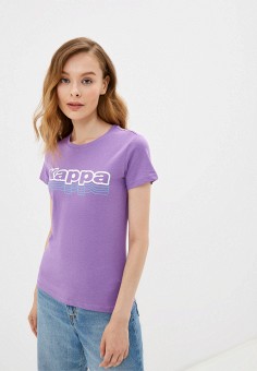 Футболка, Kappa, цвет: фиолетовый. Артикул: MP002XW07PO1. Одежда / Футболки и поло / Kappa