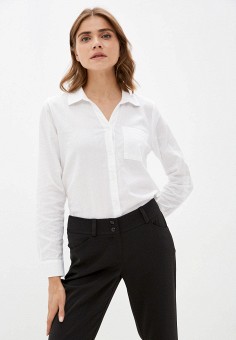 Блуза, DeFacto, цвет: белый. Артикул: MP002XW07QOE. Одежда / Блузы и рубашки / Блузы / DeFacto