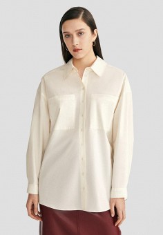 Рубашка, I Am Studio, цвет: белый. Артикул: MP002XW07R10. Одежда / Блузы и рубашки / Рубашки / I Am Studio