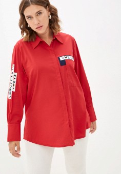 Рубашка, Silver String, цвет: красный. Артикул: MP002XW081K8. Одежда / Блузы и рубашки / Рубашки / Silver String