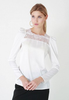 Блуза, Lussotico, цвет: белый. Артикул: MP002XW085UK. Одежда / Блузы и рубашки / Блузы / Lussotico