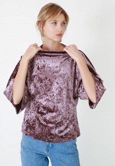 Блуза, Lussotico, цвет: фиолетовый. Артикул: MP002XW086UO. Одежда / Блузы и рубашки / Блузы / Lussotico
