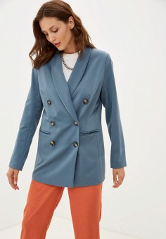 Пиджак, Mooncreate, цвет: голубой. Артикул: MP002XW087PV. Одежда / Пиджаки и костюмы