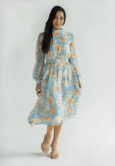 Платье, Sana.moda, цвет: голубой. Артикул: MP002XW08DHT. Одежда