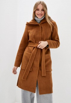 Пальто, Danna, цвет: коричневый. Артикул: MP002XW08FWB. Danna