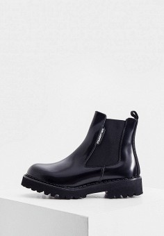 Ботинки, Karl Lagerfeld, цвет: черный. Артикул: MP002XW08GFN. Обувь / Ботинки / Челси