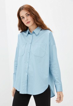 Рубашка, Mollis, цвет: голубой. Артикул: MP002XW08S7F. Одежда / Блузы и рубашки / Рубашки / Mollis