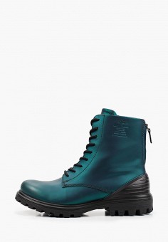 Ботинки, Ecco, цвет: зеленый. Артикул: MP002XW08SKD. Обувь / Ботинки / Ecco