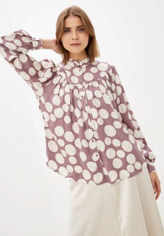 Блуза, Summum, цвет: фиолетовый. Артикул: MP002XW08SYN. Одежда / Блузы и рубашки / Блузы / Summum