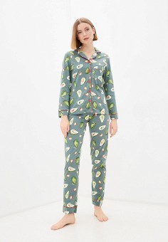 Пижама, Пижама-Шик, цвет: зеленый. Артикул: MP002XW08TEV. Одежда / Домашняя одежда / Пижамы