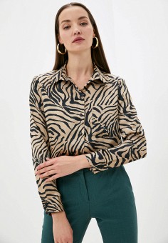 Блуза, Woman eGo, цвет: бежевый. Артикул: MP002XW08TX1. Одежда / Блузы и рубашки / Блузы / Woman eGo