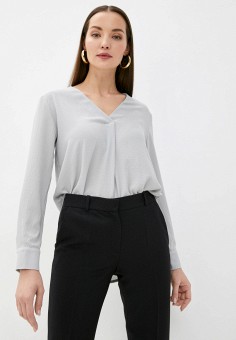 Блуза, Woman eGo, цвет: серый. Артикул: MP002XW08TX7. Одежда / Блузы и рубашки / Блузы / Woman eGo