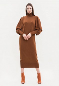 Платье, Maxa, цвет: коричневый. Артикул: MP002XW08VMJ. Maxa