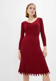 Платье, Tenera, цвет: бордовый. Артикул: MP002XW093IO. Одежда / Платья и сарафаны / Платья-свитеры