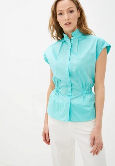 Блуза, Mondigo, цвет: бирюзовый. Артикул: MP002XW097BZ. Одежда / Блузы и рубашки / Блузы / Mondigo