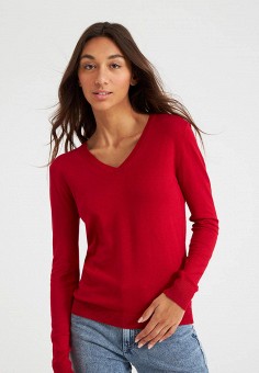 Пуловер, Terranova, цвет: красный. Артикул: MP002XW098BK. Terranova