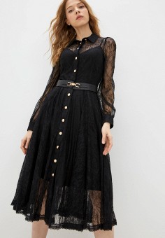Платье и комбинация, Lusio, цвет: черный. Артикул: MP002XW09BSC. Одежда / Платья и сарафаны / Вечерние платья