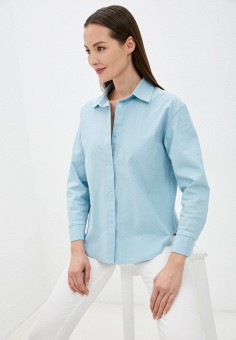 Рубашка, Frens, цвет: голубой. Артикул: MP002XW09GPU. Одежда / Блузы и рубашки / Рубашки / Frens