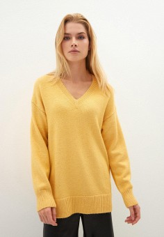 Пуловер, Zarina, цвет: желтый. Артикул: MP002XW09U31. Одежда / Джемперы, свитеры и кардиганы / Джемперы и пуловеры