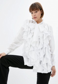 Блуза, Top Top, цвет: белый. Артикул: MP002XW09V6R. Одежда / Блузы и рубашки
