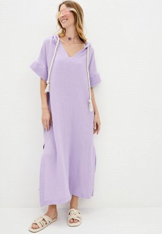 Платье пляжное, Ora, цвет: фиолетовый. Артикул: MP002XW09WOG. Ora