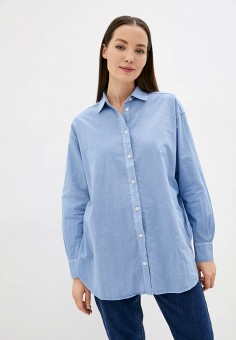 Рубашка, Mavi, цвет: голубой. Артикул: MP002XW0A3SY. Одежда / Блузы и рубашки / Рубашки / Mavi