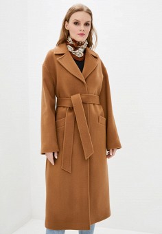 Пальто, Florens, цвет: коричневый. Артикул: MP002XW0A8J8. Florens