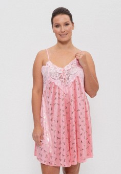 Сорочка ночная, Cleo, цвет: розовый. Артикул: MP002XW0AA25. Одежда / Домашняя одежда / Ночные сорочки