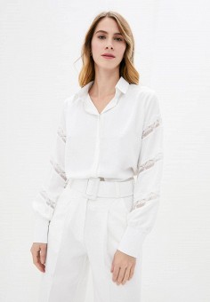 Блуза, Zubrytskaya, цвет: белый. Артикул: MP002XW0AAQM. Одежда / Блузы и рубашки / Блузы / Блузы с длинным рукавом