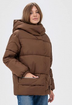 Куртка утепленная, KTL&Kattaleya, цвет: коричневый. Артикул: MP002XW0ABVD. KTL&Kattaleya