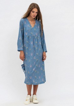 Платье, Lesia, цвет: синий. Артикул: MP002XW0AI9V. Одежда / Платья и сарафаны / Повседневные платья