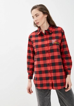 Рубашка, Trendyol, цвет: красный. Артикул: MP002XW0ALK6. Одежда / Блузы и рубашки / Рубашки / Trendyol