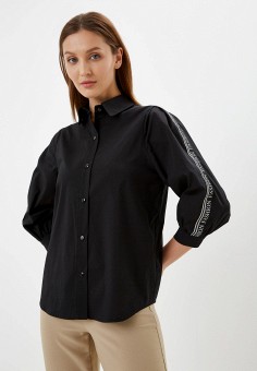 Рубашка, Avemod, цвет: черный. Артикул: MP002XW0AP62. Одежда / Блузы и рубашки / Рубашки / Avemod