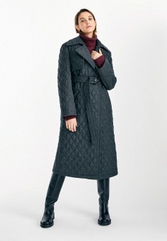 Пальто, I Am Studio, цвет: серый. Артикул: MP002XW0AR63. Одежда / Верхняя одежда / Пальто / Зимние пальто