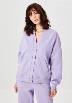 Кардиган, Sela, цвет: фиолетовый. Артикул: MP002XW0AVM8. Одежда / Джемперы, свитеры и кардиганы / Кардиганы