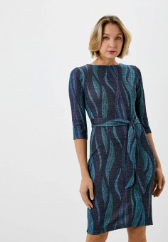 Платье, Settimo Senso, цвет: синий. Артикул: MP002XW0AZ6C. Одежда / Платья и сарафаны / Повседневные платья
