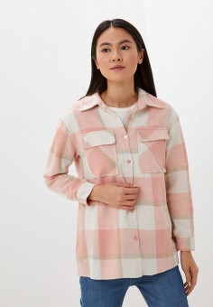 Рубашка, Trendyol, цвет: розовый. Артикул: MP002XW0AZ6Y. Одежда / Блузы и рубашки / Рубашки / Trendyol