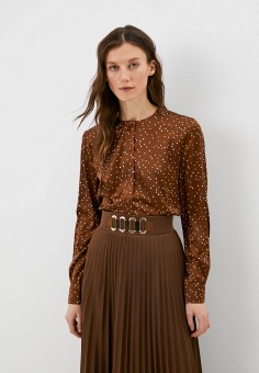 Блуза, Victoria Solovkina, цвет: коричневый. Артикул: MP002XW0AZ9V. Одежда / Блузы и рубашки / Блузы / Victoria Solovkina
