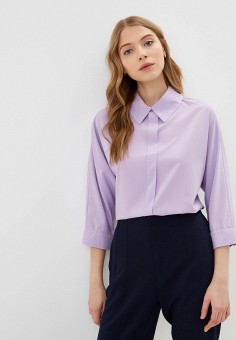 Блуза, AM One, цвет: фиолетовый. Артикул: MP002XW0B2V4. Одежда / Блузы и рубашки / Блузы / AM One