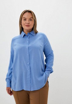 Рубашка, PreWoman, цвет: голубой. Артикул: MP002XW0B4IY. Одежда / Блузы и рубашки / Рубашки / PreWoman