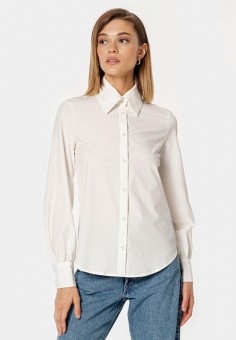 Блуза, Lezzarine, цвет: белый. Артикул: MP002XW0B81V. Одежда / Блузы и рубашки / Блузы / Lezzarine