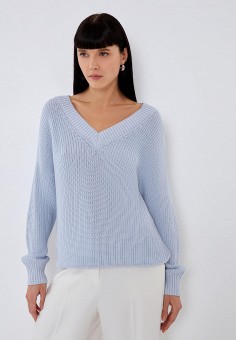 Пуловер, Zarina, цвет: голубой. Артикул: MP002XW0B8SO. Zarina